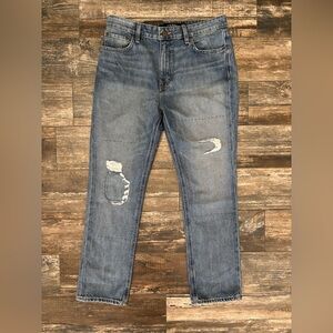 Ralph Lauren Women’s Classic Straight Leg High Rise Blue Jeans